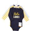 image:imageHudson Baby babyboys Cotton Longsleeve Bodysuits 3packHola Ladies
