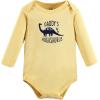 image:imageHudson Baby babyboys Cotton Longsleeve Bodysuits 3packHugasaurus