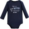 image:imageHudson Baby babyboys Cotton Longsleeve Bodysuits 3packHugasaurus