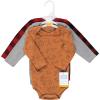 image:imageHudson Baby babyboys Cotton Longsleeve Bodysuits 3packInto the Woods Prints