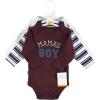 image:imageHudson Baby babyboys Cotton Longsleeve Bodysuits 3packMamas Boy