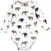 image:imageHudson Baby babyboys Cotton Longsleeve Bodysuits 3packMoose Bear Sweater