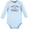 image:imageHudson Baby babyboys Cotton Longsleeve Bodysuits 3packNewest Family Member
