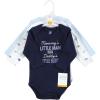 image:imageHudson Baby babyboys Cotton Longsleeve Bodysuits 3packNewest Family Member