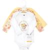 image:imageHudson Baby babyboys Cotton Longsleeve Bodysuits 3packPeace Love Flowers