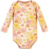 image:imageHudson Baby babyboys Cotton Longsleeve Bodysuits 3packPeace Love Flowers