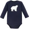 image:imageHudson Baby babyboys Cotton Longsleeve Bodysuits 3packPolar Bear