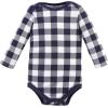 image:imageHudson Baby babyboys Cotton Longsleeve Bodysuits 3packPolar Bear