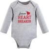 image:imageHudson Baby babyboys Cotton Longsleeve Bodysuits 3packValentine Heartbreaker