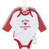 image:imageHudson Baby babyboys Cotton Longsleeve Bodysuits 3packValentine Heartbreaker