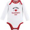 image:imageHudson Baby babyboys Cotton Longsleeve Bodysuits 3packValentine Heartbreaker