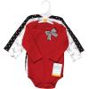 image:imageHudson Baby babyboys Cotton Longsleeve Bodysuits 3packWinter Bows