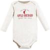 image:imageHudson Baby babyboys Cotton Longsleeve Bodysuits 5packApple Orchard