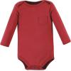 image:imageHudson Baby babyboys Cotton Longsleeve Bodysuits 5packApple Orchard