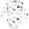 image:imageHudson Baby babyboys Cotton Longsleeve Bodysuits 5packArctic Animals