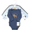 image:imageHudson Baby babyboys Cotton Longsleeve Bodysuits 5packArctic Animals