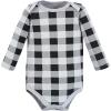 image:imageHudson Baby babyboys Cotton Longsleeve Bodysuits 5packBaby Bear Gray Black
