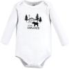 image:imageHudson Baby babyboys Cotton Longsleeve Bodysuits 5packBaby Bear Gray Black