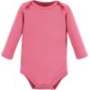 image:imageHudson Baby babyboys Cotton Longsleeve Bodysuits 5packBlush Rose Leopard
