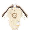 image:imageHudson Baby babyboys Cotton Longsleeve Bodysuits 5packBrave Lion