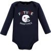 image:imageHudson Baby babyboys Cotton Longsleeve Bodysuits 5packBrown Football Buddy