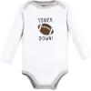 image:imageHudson Baby babyboys Cotton Longsleeve Bodysuits 5packBrown Football Buddy