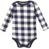 image:imageHudson Baby babyboys Cotton Longsleeve Bodysuits 5packBrown Navy Mamas Boy