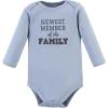 image:imageHudson Baby babyboys Cotton Longsleeve Bodysuits 5packBrown Navy Mamas Boy