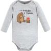 image:imageHudson Baby babyboys Cotton Longsleeve Bodysuits 5packCamping Animals