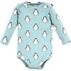 image:imageHudson Baby babyboys Cotton Longsleeve Bodysuits 5packChill Out Penguin
