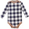 image:imageHudson Baby babyboys Cotton Longsleeve Bodysuits 5packFootball Huddles