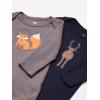 image:imageHudson Baby babyboys Cotton Longsleeve Bodysuits 5packGray Forest