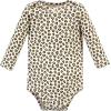 image:imageHudson Baby babyboys Cotton Longsleeve Bodysuits 5packLeopard Hearts