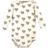 image:imageHudson Baby babyboys Cotton Longsleeve Bodysuits 5packLeopard Hearts