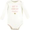 image:imageHudson Baby babyboys Cotton Longsleeve Bodysuits 5packLeopard Hearts