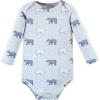 image:imageHudson Baby babyboys Cotton Longsleeve Bodysuits 5packMommys New Man