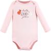 image:imageHudson Baby babyboys Cotton Longsleeve Bodysuits 5packPink Fall