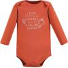 image:imageHudson Baby babyboys Cotton Longsleeve Bodysuits 5packPumpkin Pie