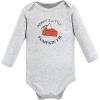 image:imageHudson Baby babyboys Cotton Longsleeve Bodysuits 5packPumpkin Pie