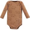image:imageHudson Baby babyboys Cotton Longsleeve Bodysuits 7packBrown Bear