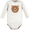 image:imageHudson Baby babyboys Cotton Longsleeve Bodysuits 7packBrown Bear