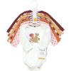 image:imageHudson Baby babyboys Cotton Longsleeve Bodysuits 7packFall Squirrel
