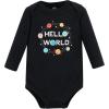 image:imageHudson Baby babyboys Cotton Longsleeve Bodysuits 7packHappy Planets