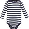 image:imageHudson Baby babyboys Cotton Longsleeve Bodysuits 7packSports Stripes