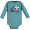image:imageHudson Baby babyboys Cotton Longsleeve Bodysuits 7packSports Stripes