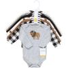 image:imageHudson Baby babyboys Cotton Longsleeve Bodysuits 7packWild Buffalo
