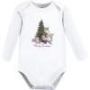 image:imageHudson Baby unisexbaby Cotton Longsleeve Bodysuits 3packChristmas Forest