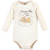 image:imageHudson Baby unisexbaby Cotton Longsleeve Bodysuits 3packDream Big Teddy