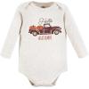 image:imageHudson Baby unisexbaby Cotton Longsleeve Bodysuits 3packHello Autumn