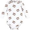 image:imageHudson Baby unisexbaby Cotton Longsleeve Bodysuits 3packHot Cocoa Vibes